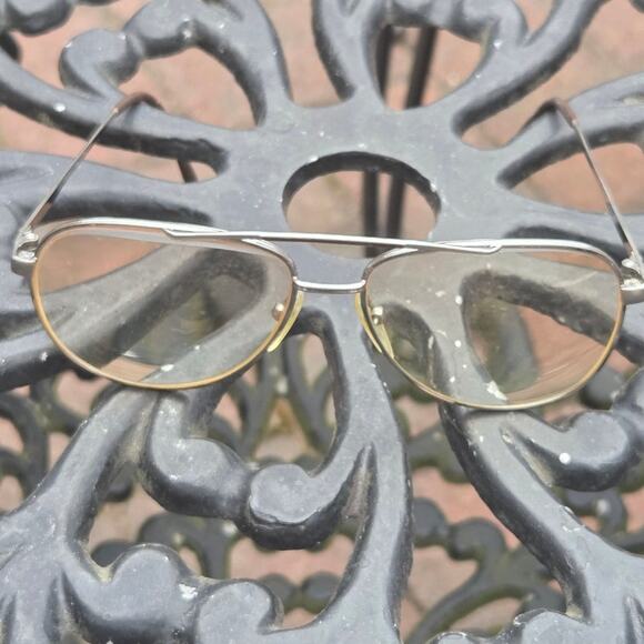 80s vintage aviator style eyeglass frames - Picture 1 of 9